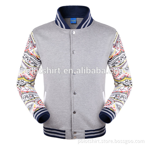 korean stylish varsity jacket suppliers no hood autumn winter coat
